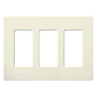 Lutron SC-3-BI Claro & Satin Colors Wallplate in Satin Biscuit