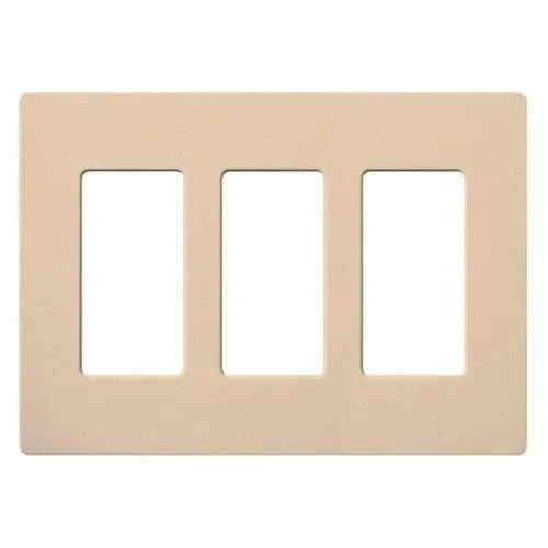 Lutron - Claro & Satin Colors 3-Gang Wallplate - SC-3-DS | Montreal Lighting & Hardware
