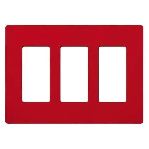 Lutron - Claro & Satin Colors 3-Gang Wallplate - SC-3-HT | Montreal Lighting & Hardware