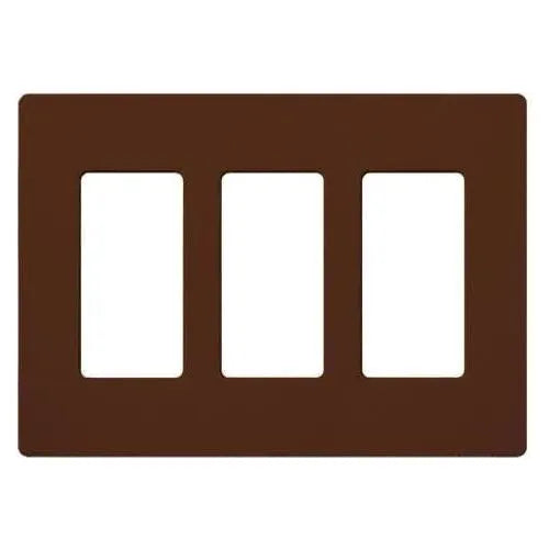 Lutron - Claro & Satin Colors 3-Gang Wallplate - SC-3-SI | Montreal Lighting & Hardware