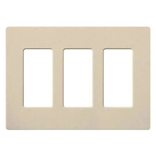 Lutron - Claro & Satin Colors 3-Gang Wallplate - SC-3-ST | Montreal Lighting & Hardware