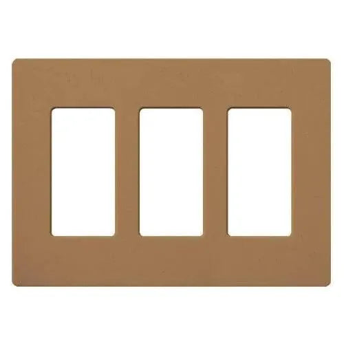 Lutron - Claro & Satin Colors 3-Gang Wallplate - SC-3-TC | Montreal Lighting & Hardware