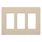 Lutron SC-3-TP Claro & Satin Colors Wallplate in Satin Taupe