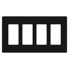 Lutron - Claro & Satin Colors 4-Gang Wallplate - CW-4-BL | Montreal Lighting & Hardware