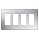 Lutron - Claro & Satin Colors 4-Gang Wallplate - CW-4-SS | Montreal Lighting & Hardware