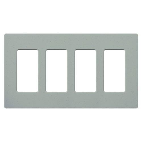 Lutron - Claro & Satin Colors 4-Gang Wallplate - SC-4-BG | Montreal Lighting & Hardware
