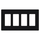 Lutron - Claro & Satin Colors 4-Gang Wallplate - SC-4-MN | Montreal Lighting & Hardware