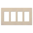 Lutron - Claro & Satin Colors 4-Gang Wallplate - SC-4-TP | Montreal Lighting & Hardware