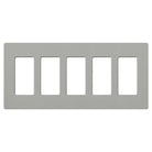 Lutron - Claro & Satin Colors 5-Gang Wallplate - CW-5-GR | Montreal Lighting & Hardware