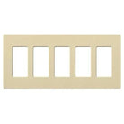 Lutron - Claro & Satin Colors 5-Gang Wallplate - CW-5-IV | Montreal Lighting & Hardware