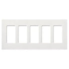 Lutron - Claro & Satin Colors 5-Gang Wallplate - SC-5-SW | Montreal Lighting & Hardware