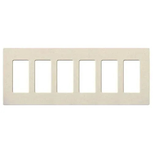 Lutron - Claro & Satin Colors 6-Gang Wallplate - SC-6-LS | Montreal Lighting & Hardware