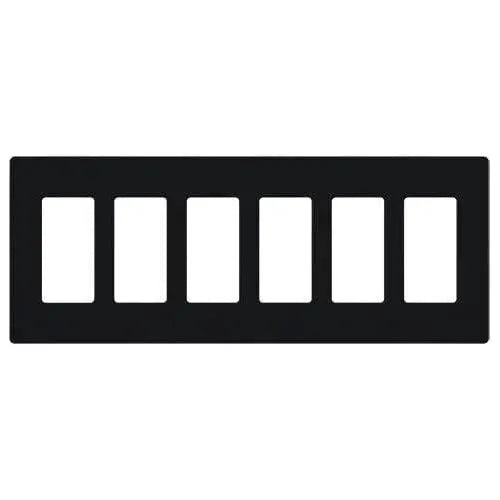Lutron - Claro & Satin Colors 6-Gang Wallplate - SC-6-MN | Montreal Lighting & Hardware