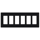Lutron SC-6-MN Claro & Satin Colors Wallplate in Satin Midnight