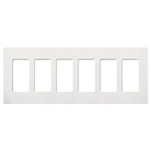 Lutron - Claro & Satin Colors 6-Gang Wallplate - SC-6-SW | Montreal Lighting & Hardware