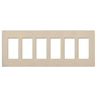 Lutron SC-6-TP Claro & Satin Colors Wallplate in Satin Taupe