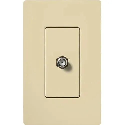 Lutron - Claro & Satin Colors Cable TV Jack - CA-CJ-IV | Montreal Lighting & Hardware