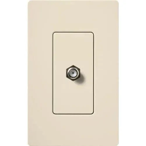 Lutron - Claro & Satin Colors Cable TV Jack - CA-CJ-LA | Montreal Lighting & Hardware