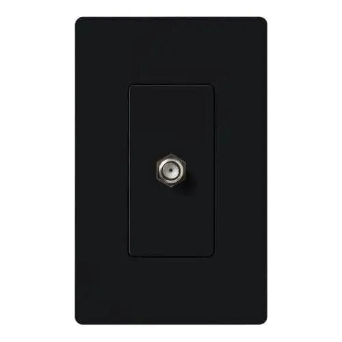 Lutron - Claro & Satin Colors Cable TV Jack - SC-CJ-MN | Montreal Lighting & Hardware