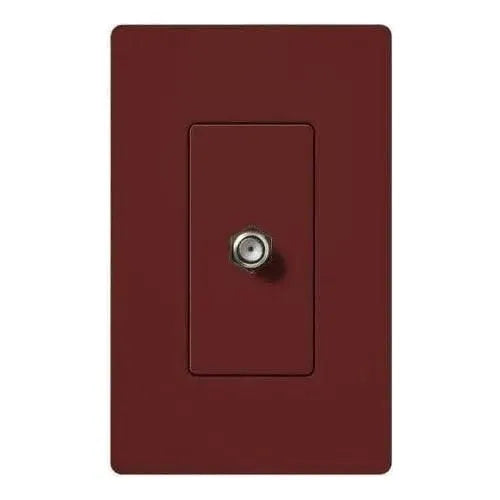 Lutron - Claro & Satin Colors Cable TV Jack - SC-CJ-MR | Montreal Lighting & Hardware