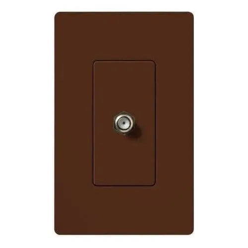 Lutron - Claro & Satin Colors Cable TV Jack - SC-CJ-SI | Montreal Lighting & Hardware