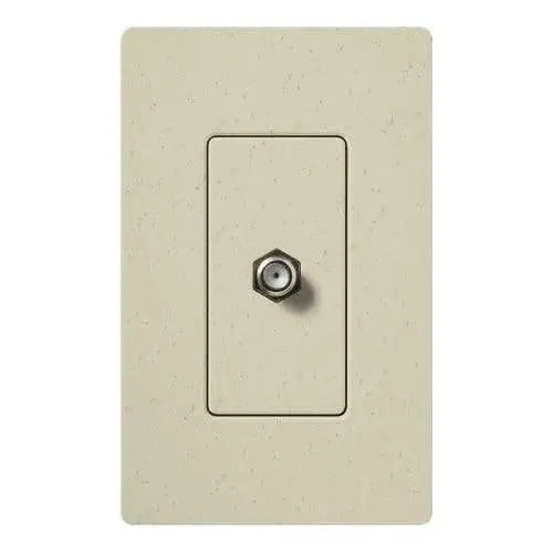 Lutron - Claro & Satin Colors Cable TV Jack - SC-CJ-ST | Montreal Lighting & Hardware
