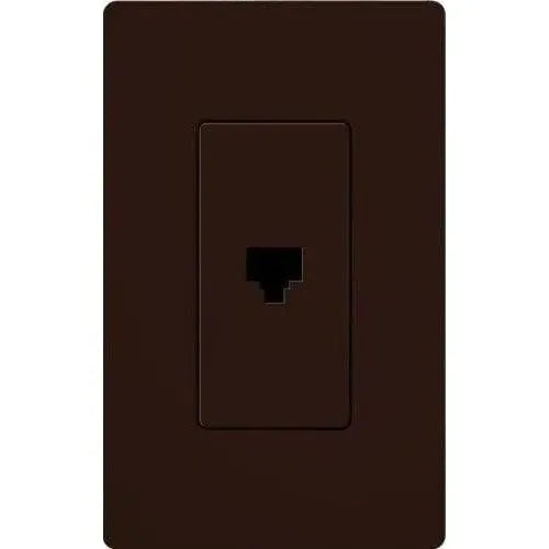 Lutron - Claro & Satin Colors Telephone Jack RJ11 - CA-PJ-BR | Montreal Lighting & Hardware