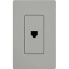 Lutron - Claro & Satin Colors Telephone Jack RJ11 - CA-PJ-GR | Montreal Lighting & Hardware