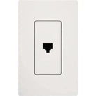 Lutron - Claro & Satin Colors Telephone Jack RJ11 - CA-PJ-WH | Montreal Lighting & Hardware