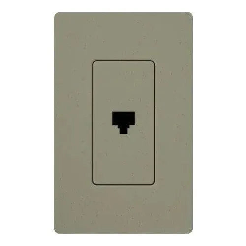 Lutron - Claro & Satin Colors Telephone Jack RJ11 - SC-PJ-GB | Montreal Lighting & Hardware