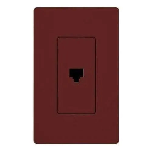 Lutron - Claro & Satin Colors Telephone Jack RJ11 - SC-PJ-MR | Montreal Lighting & Hardware