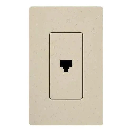 Lutron - Claro & Satin Colors Telephone Jack RJ11 - SC-PJ-ST | Montreal Lighting & Hardware