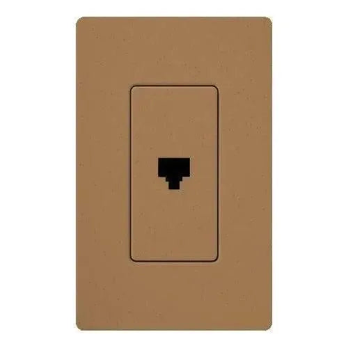 Lutron - Claro & Satin Colors Telephone Jack RJ11 - SC-PJ-TC | Montreal Lighting & Hardware