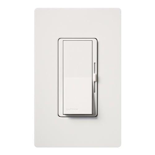 Lutron - Diva 600W Magnetic Low Voltage Single Pole Dimmer - DVLV-600P-WH-CSA | Montreal Lighting & Hardware