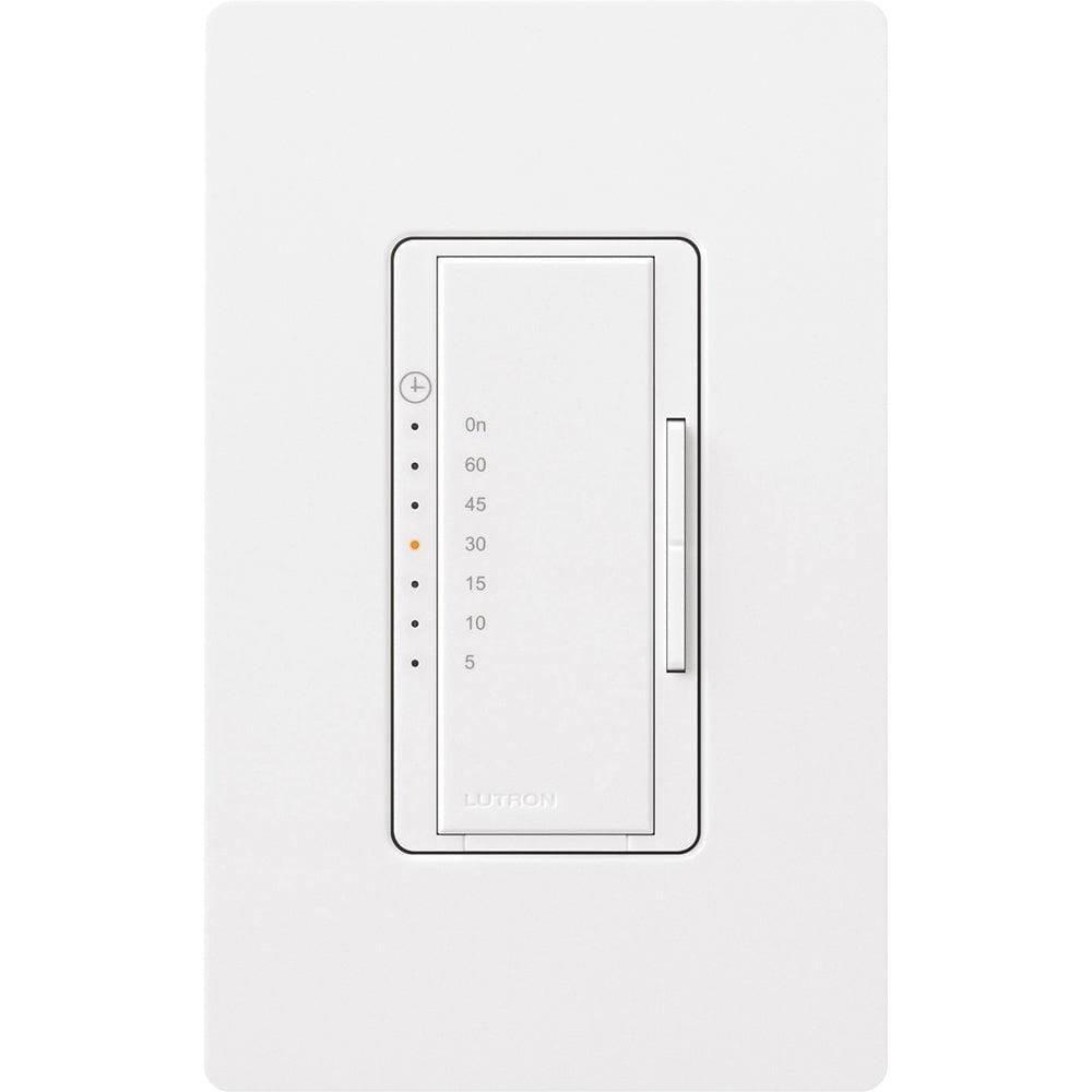 Lutron - Maestro 60-Minute Timer with Neutral - MA-T51MN-WH | Montreal Lighting & Hardware