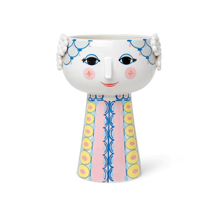 Bjørn Wiinblad 54042 Eva Vase in Pink/Blue