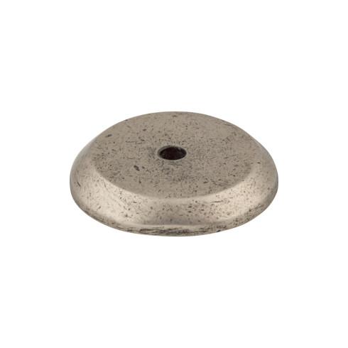Top Knobs - M1460 - Aspen Round Backplate  - Aspen - Silicon Bronze Light