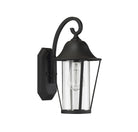 Meridian Lighting M50023BK Meridian One Light Outdoor Wall Lantern in Matte Black
