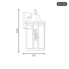 Meridian Lighting M50024ORB Meridian One Light Outdoor Wall Lantern in Oil Rubbed Bronze