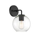Meridian Lighting M50044BK Meridian One Light Outdoor Wall Sconce in Matte Black