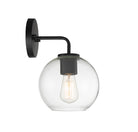 Meridian Lighting M50044BK Meridian One Light Outdoor Wall Sconce in Matte Black