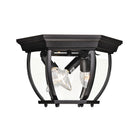 Meridian Lighting M50059BK Meridian Three Light Outdoor Ceiling Light in Black