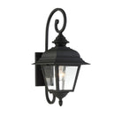 Meridian Lighting M50064BK Meridian One Light Outdoor Wall Lantern in Textured Black