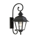 Meridian Lighting M50064BK Meridian One Light Outdoor Wall Lantern in Textured Black