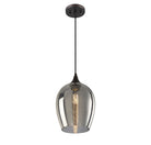 Éclairage Meridian M70076ORB Meridian One Light Mini Suspension en bronze huilé