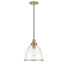 Éclairage Meridian M70119NB Lumière Meridian One Suspension en laiton naturel