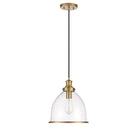 Éclairage Meridian M70119NB Lumière Meridian One Suspension en laiton naturel