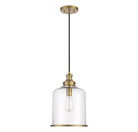 Éclairage Meridian M70120NB Lumière Meridian One Suspension en laiton naturel
