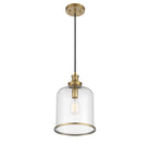 Éclairage Meridian M70120NB Lumière Meridian One Suspension en laiton naturel
