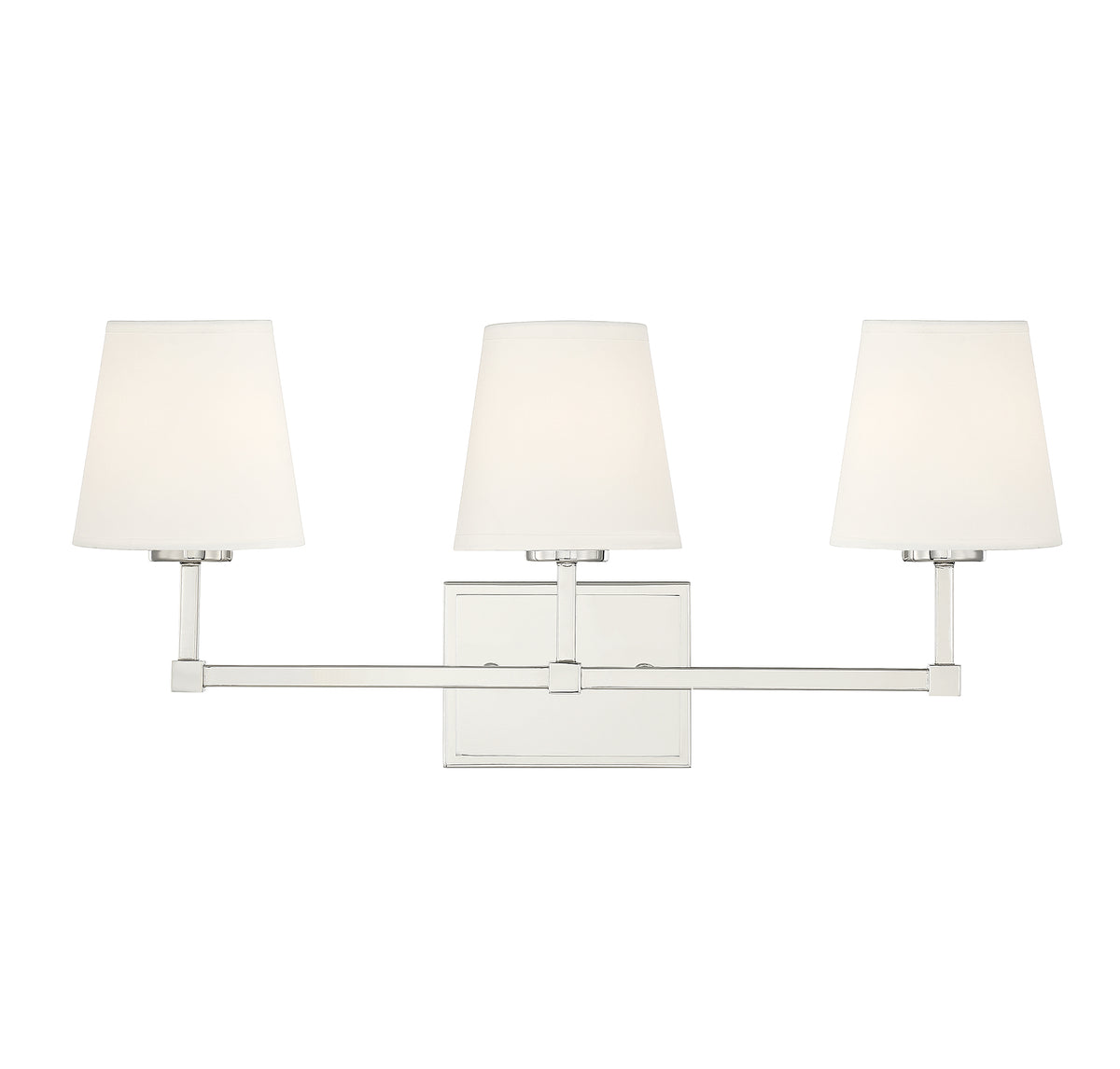 Applique murale de salle de bain Meridian Lighting M80053PN en nickel poli